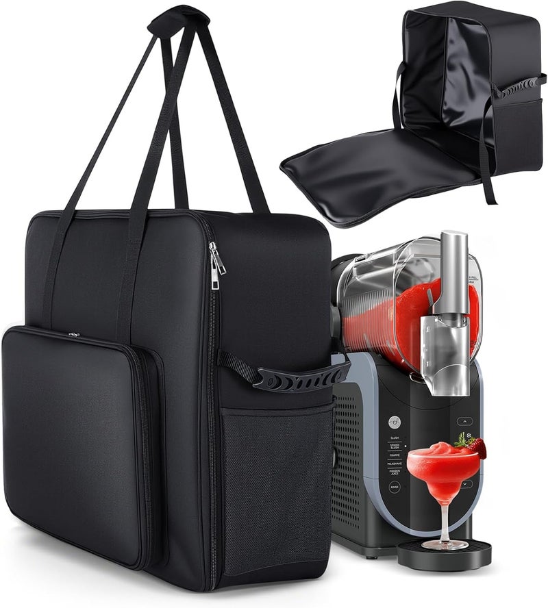 SilTriangle Christmas Carrying Bag Compatible with Ninja Slushi Slushie Machine Fs301 Portable Outdoor Frozen Drink Maker Travel Bag with Front-opening Design Carrier Case - Image 1